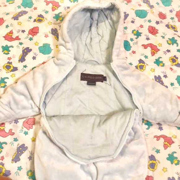 US Polo Fleece Overall for Baby 6-9 Months - Picture 5 of 8